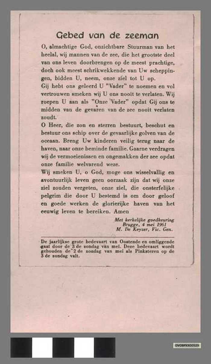 Gebed van een zeeman