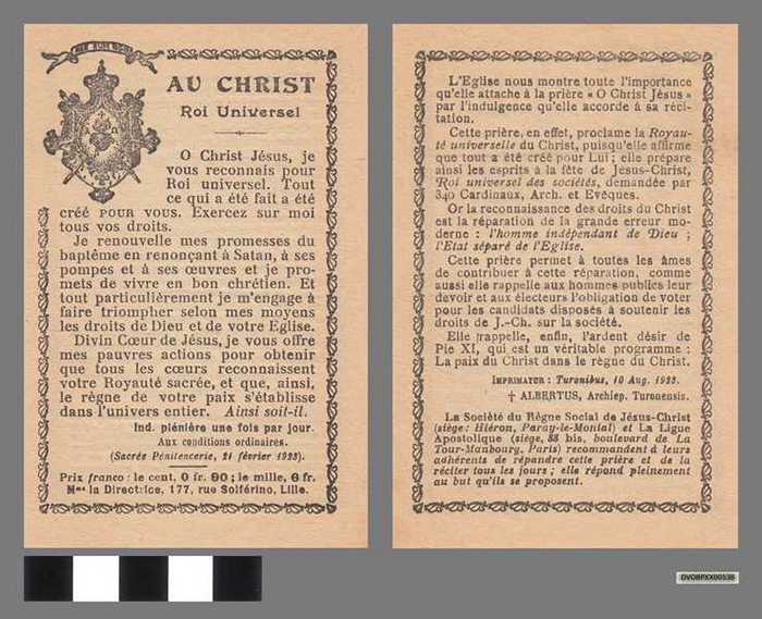 Au Christ - Roi Universel