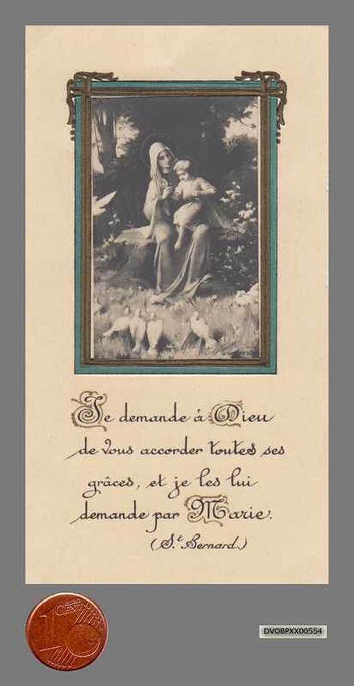 Je demande à Dieu de vous accorder toutes ses grâces, et je lui demande par Marie