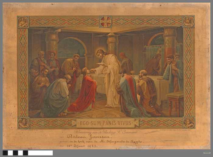 Herinnering aan De Plechtige H. Communie - Antoon Janssen - 18 maart 1923