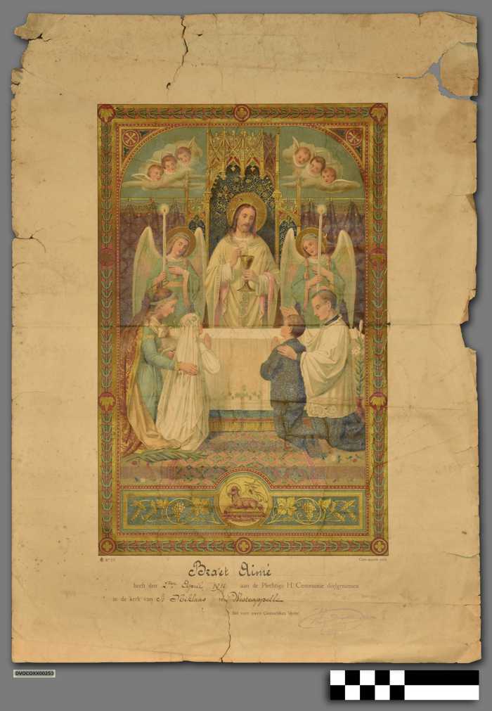 Herinnering aan de Plechtige H. Communie van Braet Aimé