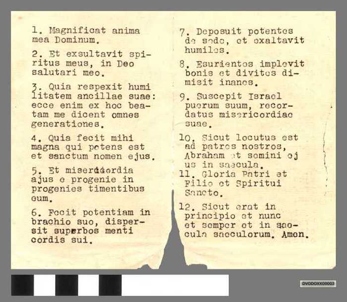 Magnificat anima mea Dominum.