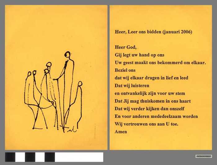 Heer, leer ons bidden - januari 2006