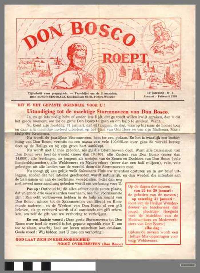 Don Bosco roept.
