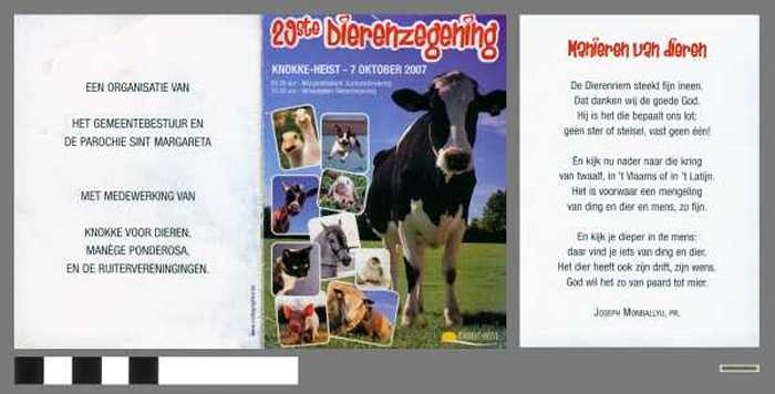 29e Dierenzegening
