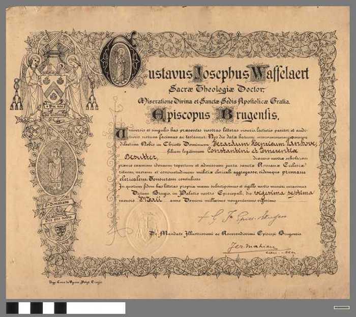 Gustavus Josephus Waffelaert, sacrae theologiae doctor...