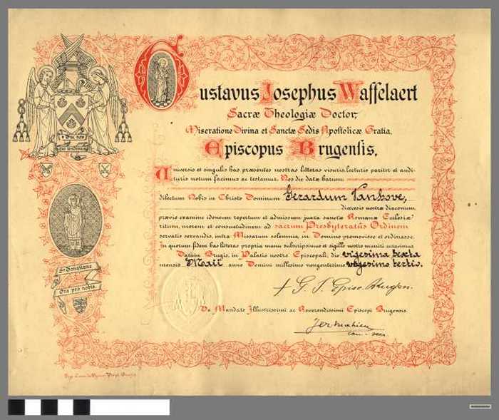 Gustavus Josephus Waffelaert, sacrae theologiae doctor...