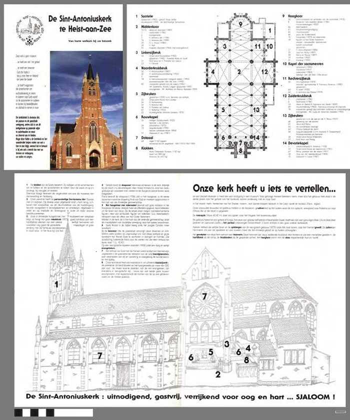 De Sint-Antoniuskerk te Heist-aan-Zee