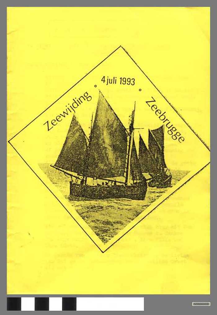 Zeewijding Zeebrugge - 4 juli 1993