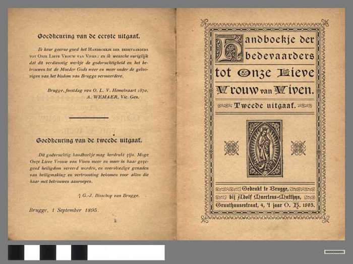 Handboekje der bedevaarders tot Onze Lieve Vrouw van Viven - Tweede uitgaaf