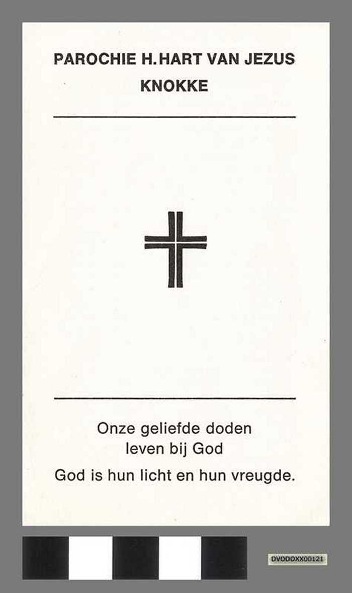 Parochie H. Hart van Jezus - Knokke - 1970