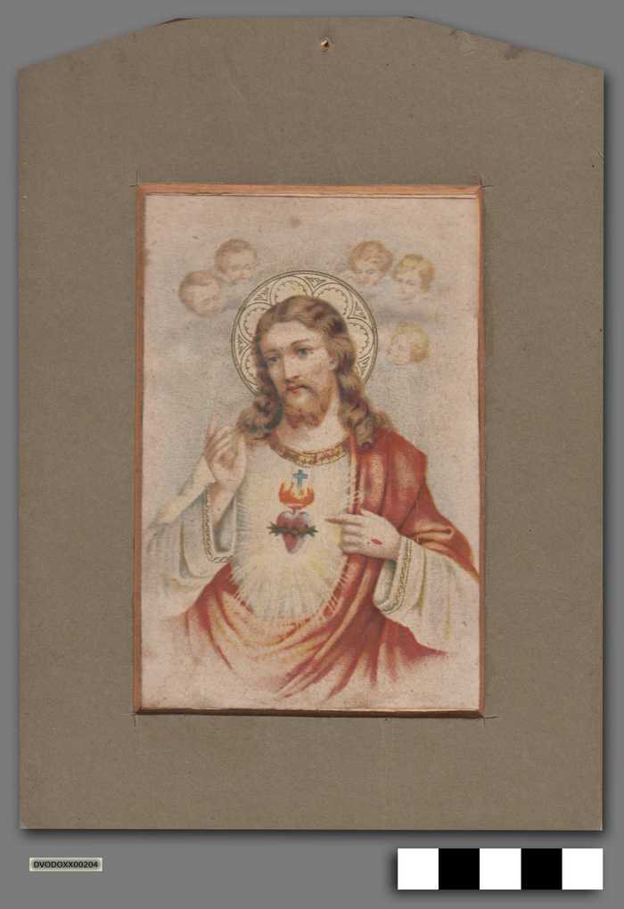 Devotieprent Heilig Hartverering