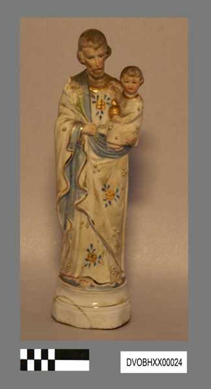 Jozef met Jezus op de arm