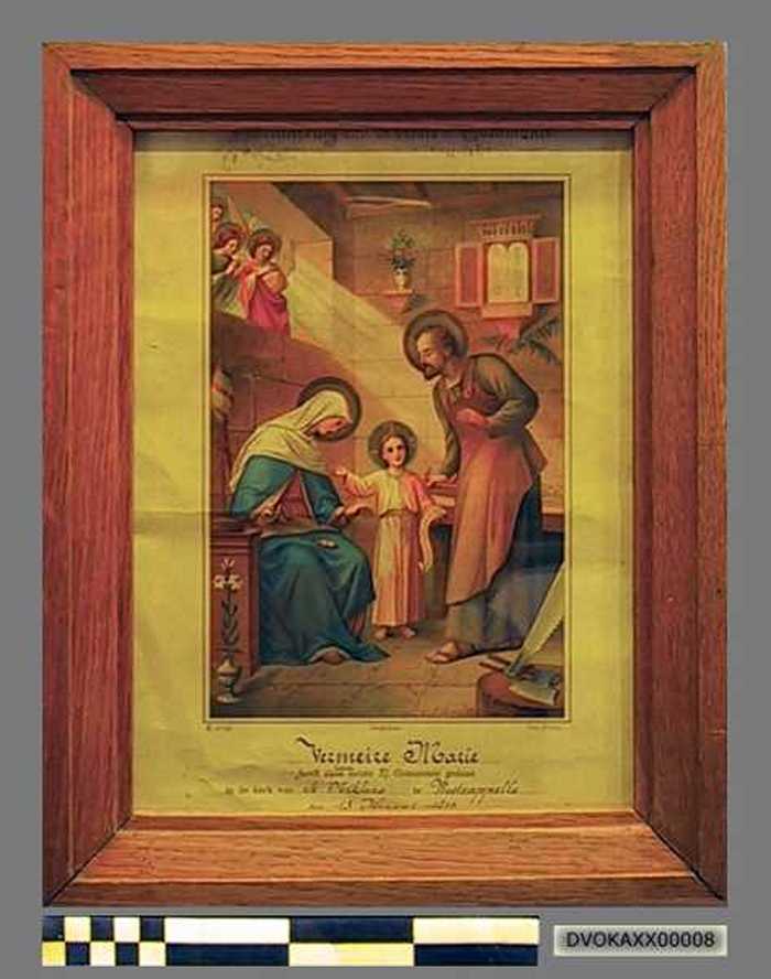 Herinnering aan de eerste H. Communie.