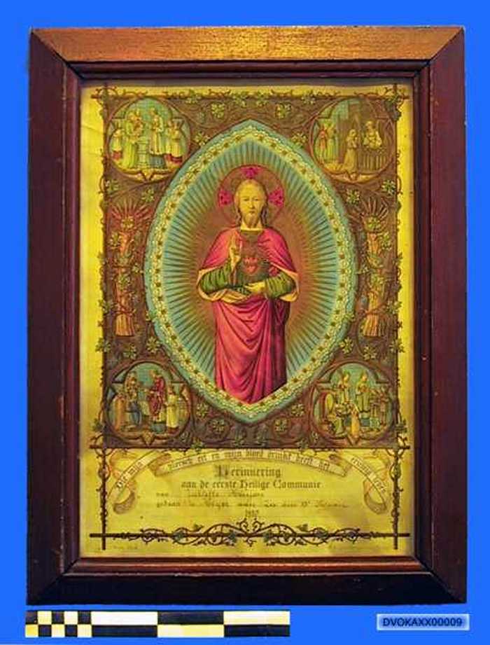 Herinnering aan de eerste Heilige Communie.