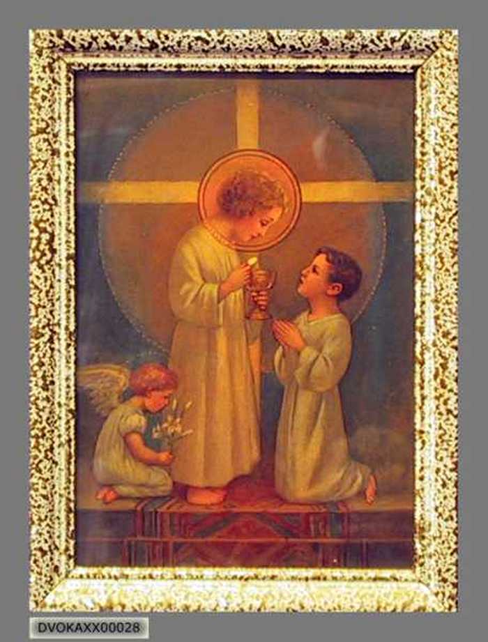 Eerste communie van een jongen