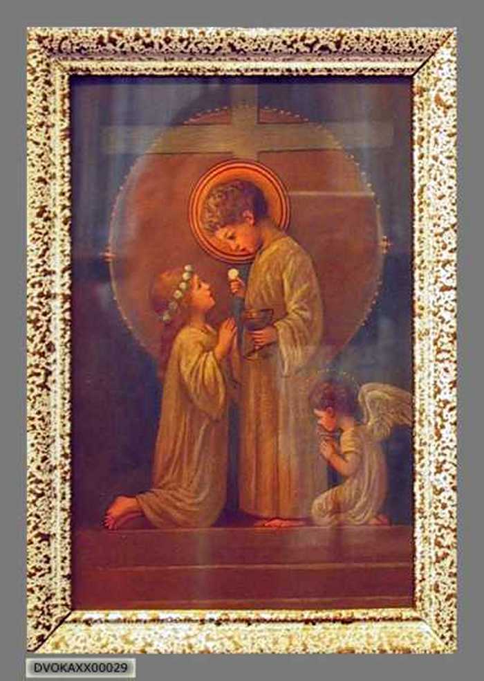 Eerste communie van een meisje