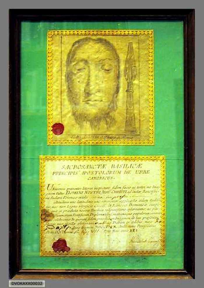 Volto, Santo in S. Pietro di Roma.