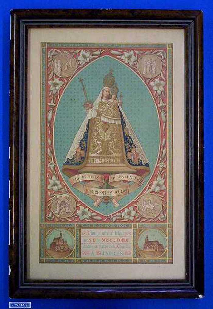 Image miraculeuse de N.D. de misericorde vénérée en léglise de la Chapelle à Bruxelles