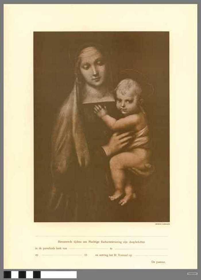 Getuigschrift doopbeloften (blanco)