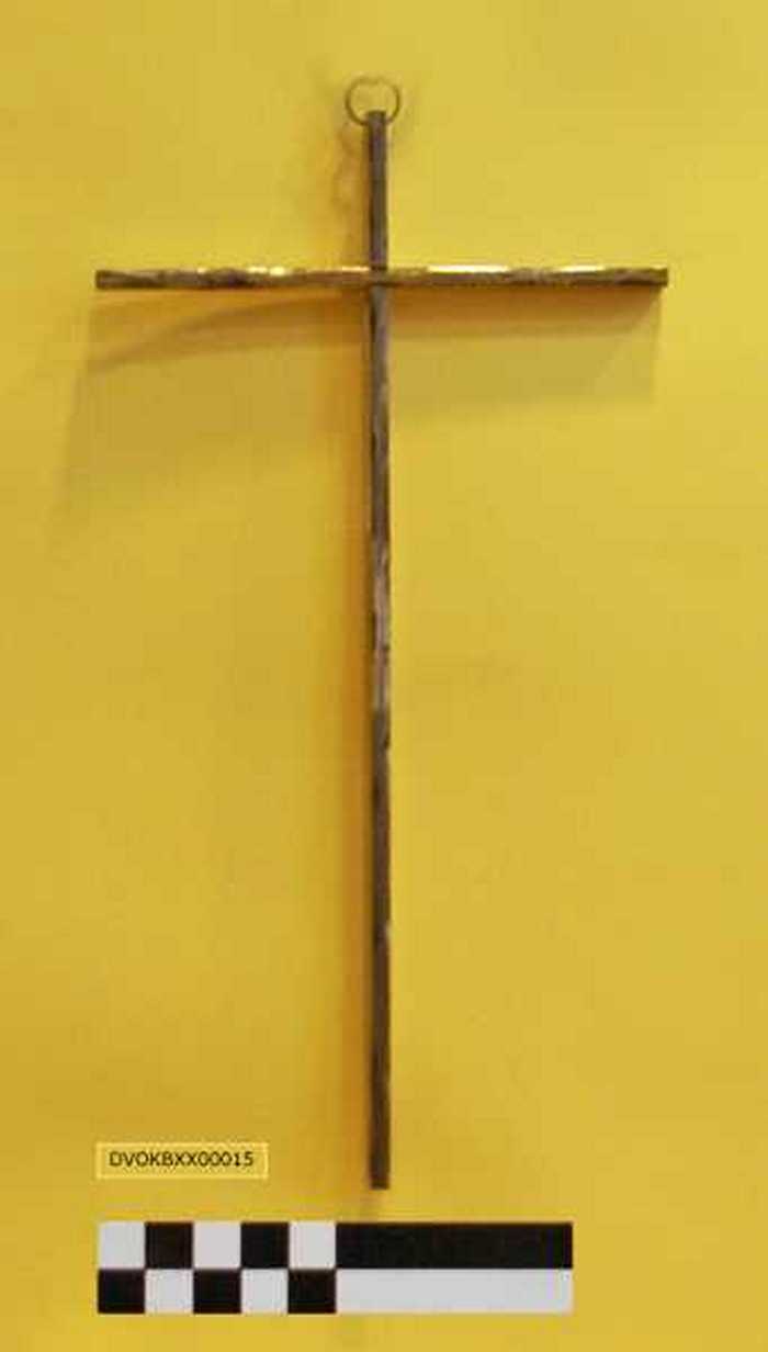 Eenvoudig koperen kruis