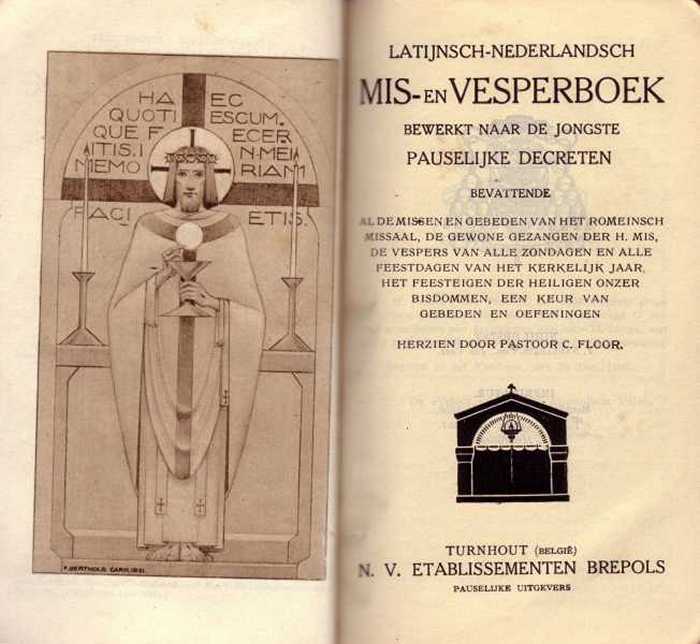 Mis- en vesperboek (Latijns - Nederlands)