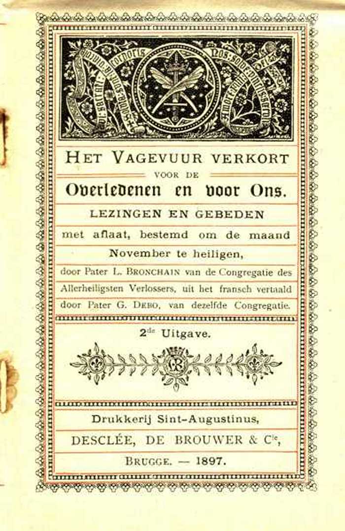 Boek: Het vagevuur verkort voor de overledenen en voor ons.