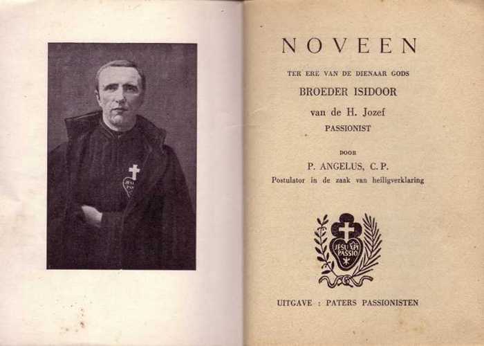 Boek: Noveen ter ere van de dienaar Gods Broeder ISIDOOR