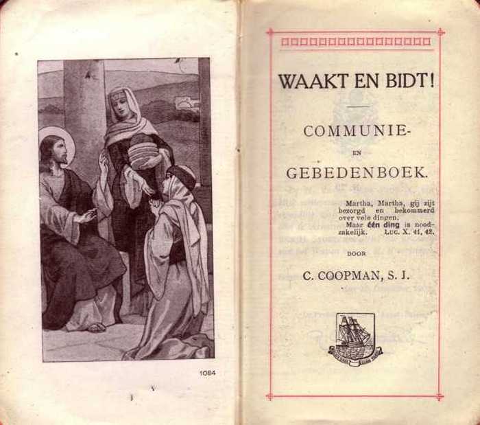 Boek: Waakt en bidt! (Communie en gebedenboek)