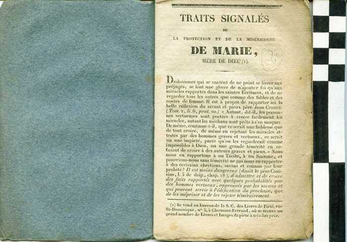 Boekje : Traits signalés de la protection et de la miséricorde de Marie, mère de Dieu