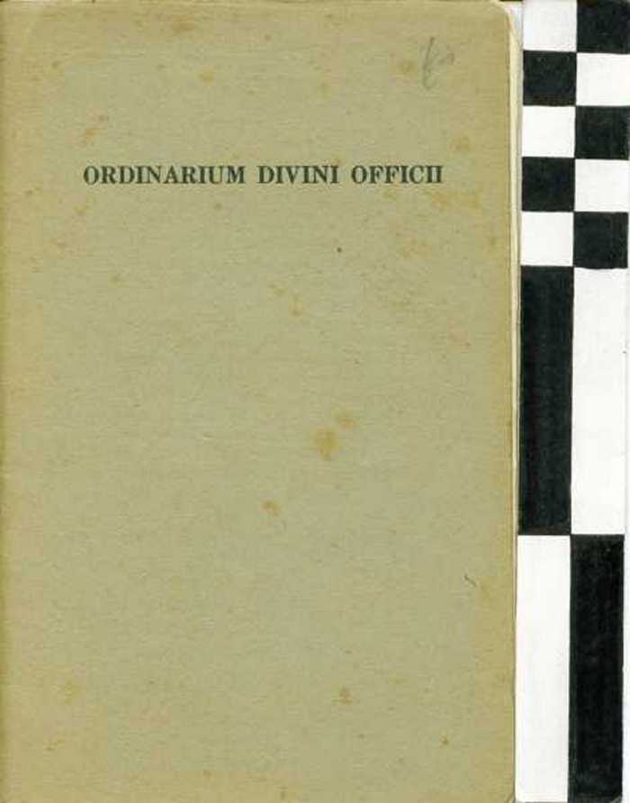Boekje: Ordinarium Divini Officii