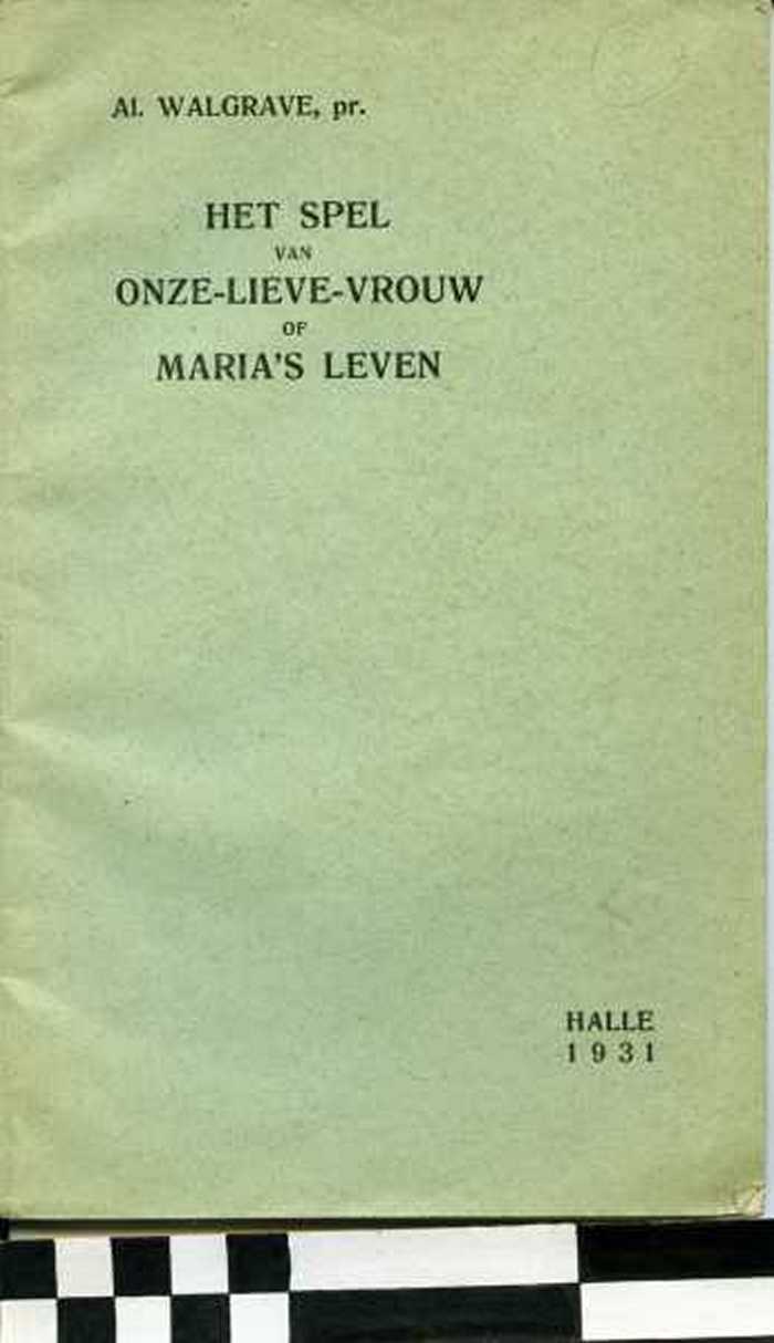 Boekje: Het spel van Onze-Lieve-Vrouw of Marias leven