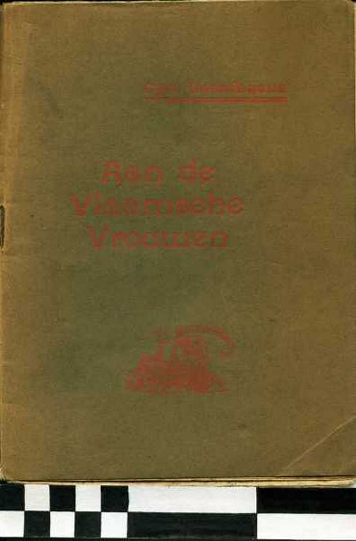 Boekje: Aan de Vlaamsche Vrouwen