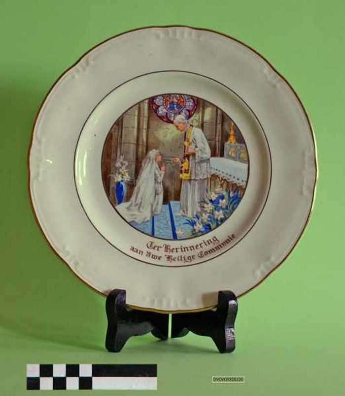 Bord ter herinnering aan Heilige Communie