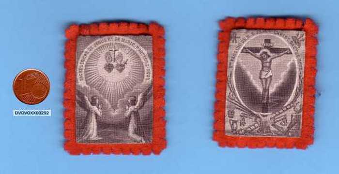 Scapulier (Sacrés coeurs de Jésus et de Marie. Protègez-nous)