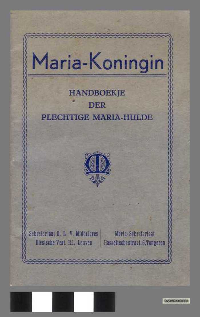 Boekje: Maria-Koningin