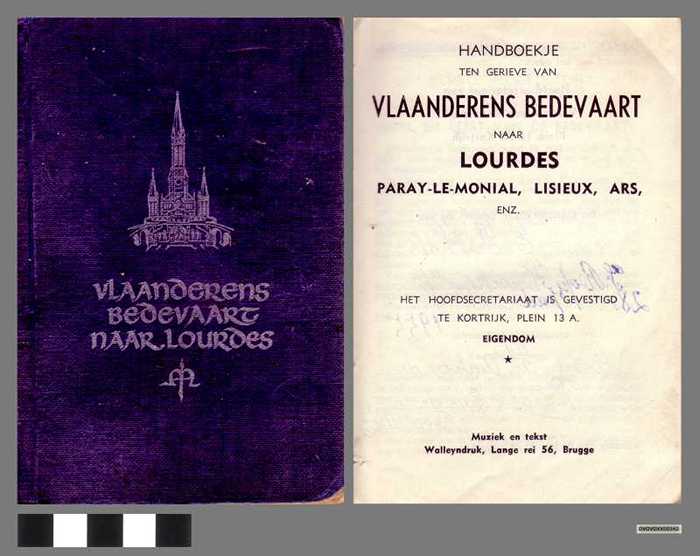 Boekje: Vlaanderens bedevaart naar Lourdes