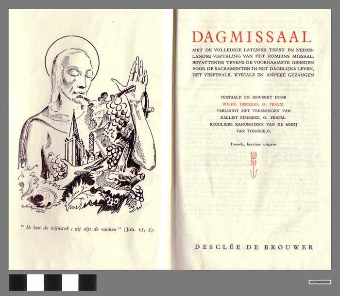 Boekje: Dagmissaal met vespers