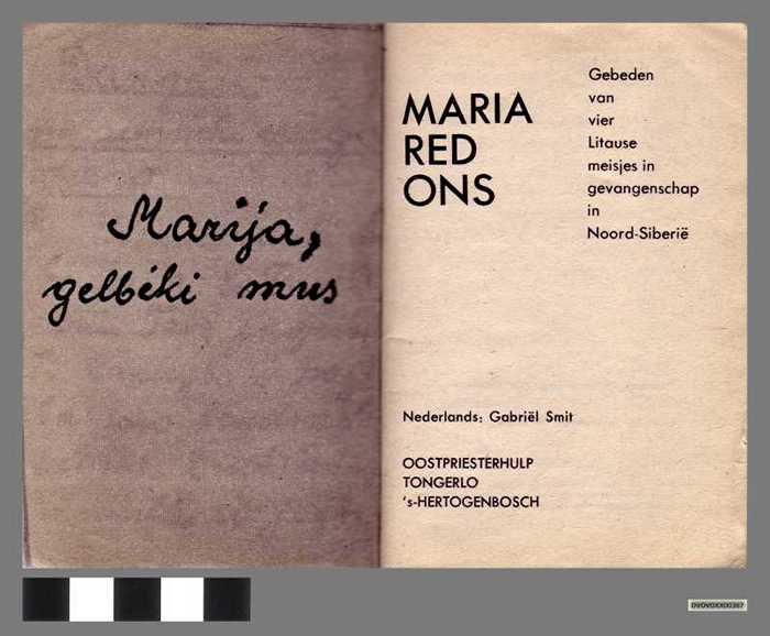 Boekje: Maria red ons
