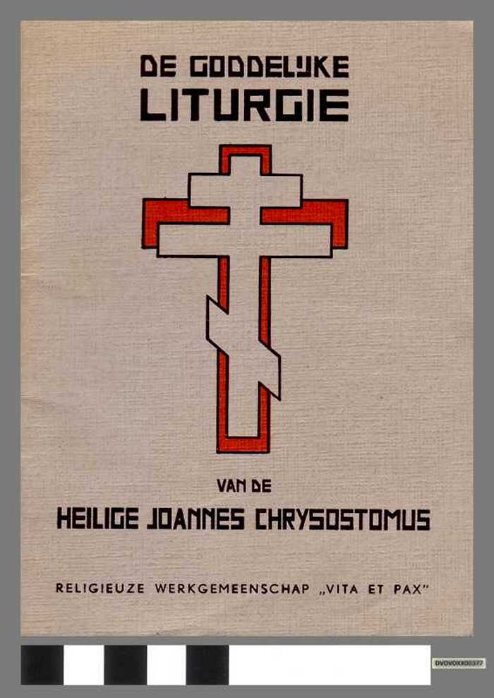 Boekje: De Goddelijke Liturgie van de Heilige Joannes Chrysostomus