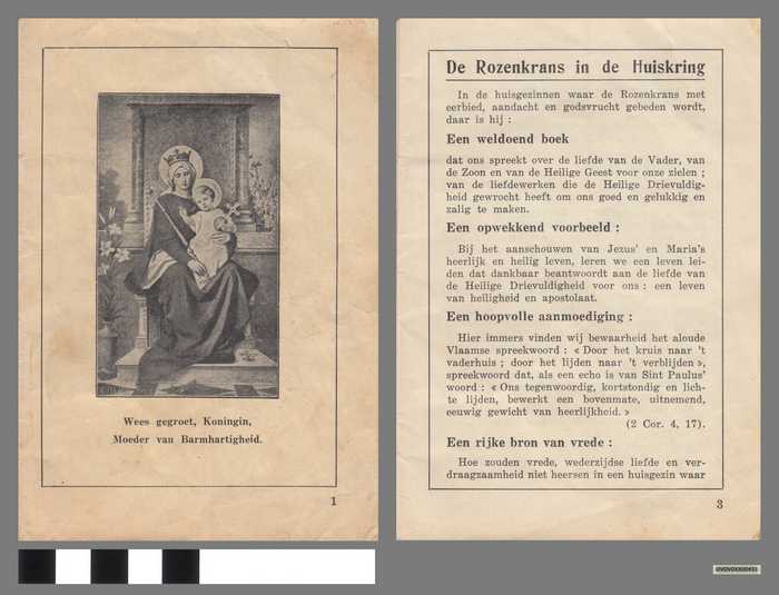 Gebedenboekje: Wees gegroet, Koningin, Moeder van Barmhartigheid