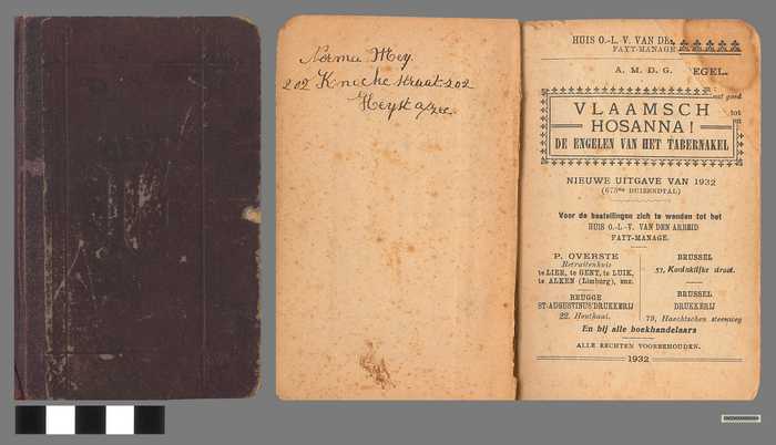Boekje: Vlaamsch Hosanna! - Engelen van het tabernakel