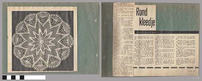 Map met voorbeelden van diverse kunsthaakwerkjes