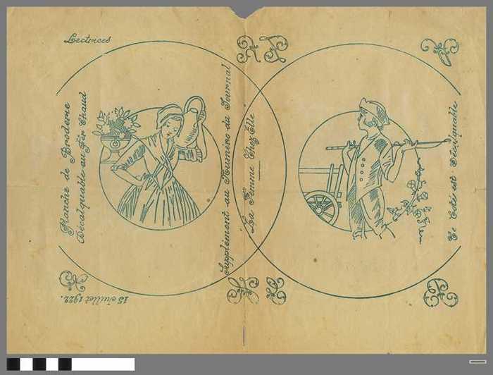 Borduurpatroon uit La Femme chez Elle -  anno 1922