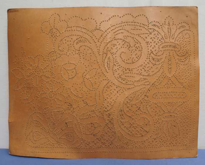 Kantklospatroon in dik karton