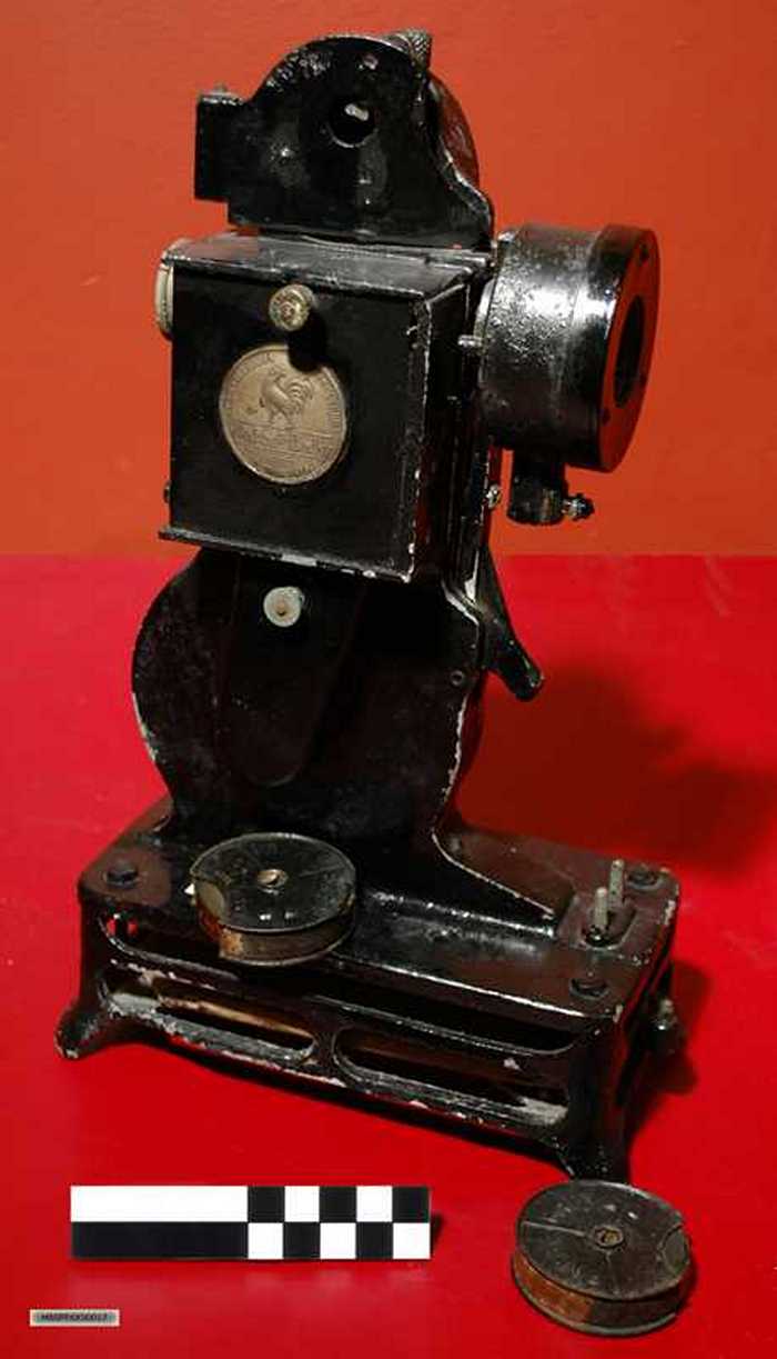 Filmprojector met 2 filmrolletjes