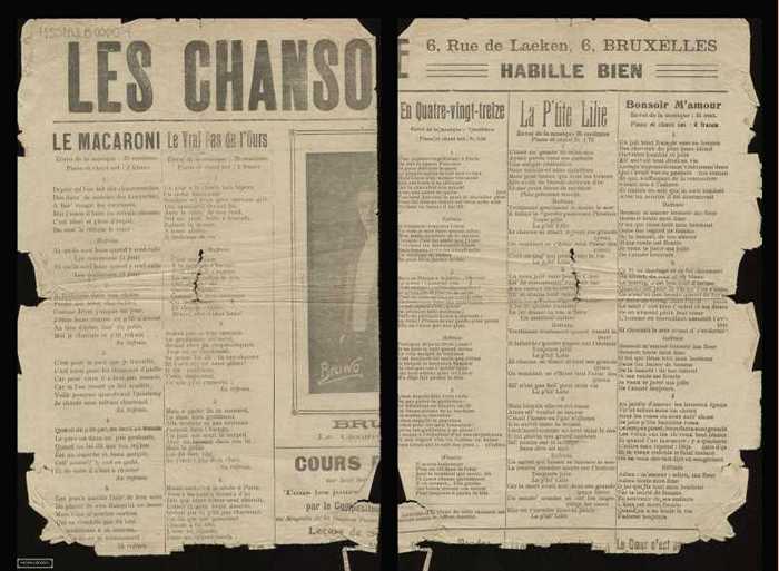 En quatre-vingt-treize/La ptite Lilie/Bonsoir mamour/Le macaroni/Le vrai pas de lours