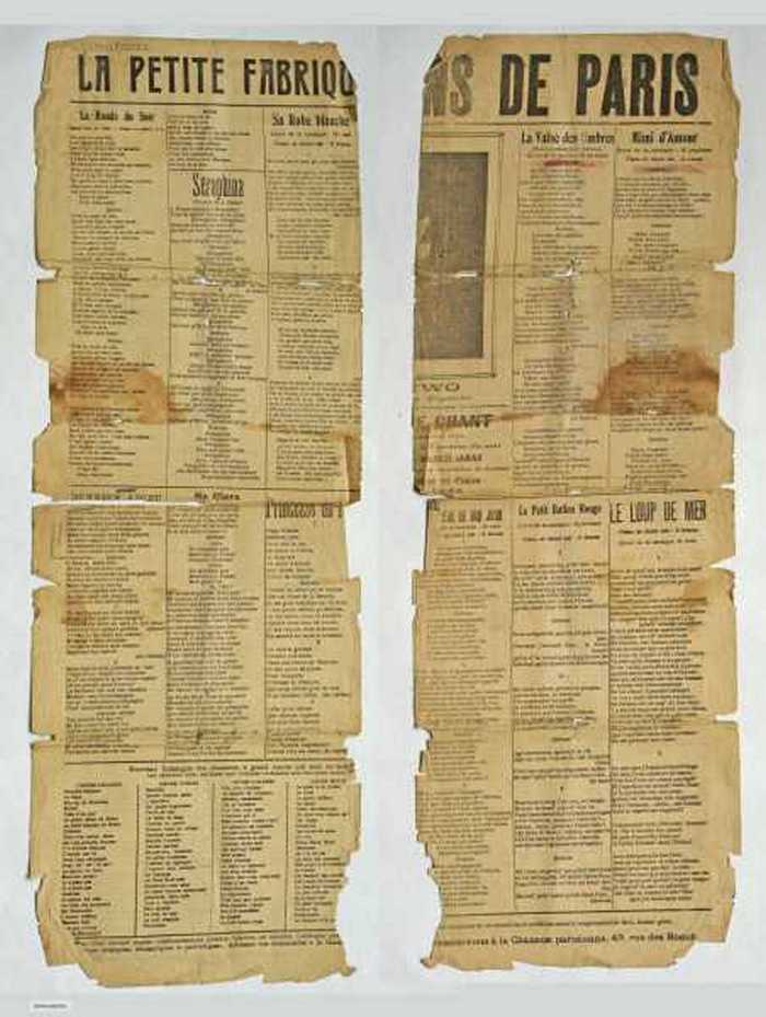 Le coeur de Don Juan/La valse des ombres/Le petit ballon rouge/Mimi damour/Le loup de mer/La ronde du soir/Dernier adieu/Séraphina/Ma Clara/Sa robe b