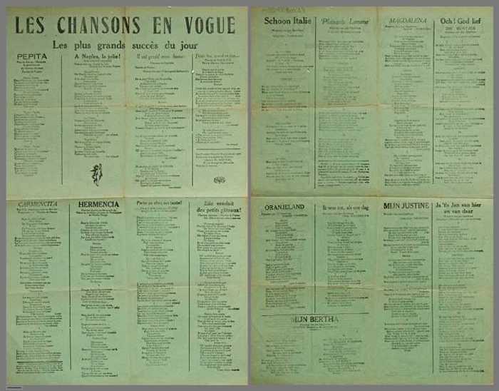 Pepita/Carmencita/A Naples, la jolie!/Hermencia/Il est gentil mon homme/Porte ça chez ma tante!/Jétais fou, quand un jour... (Ik was zot, als een dag)/