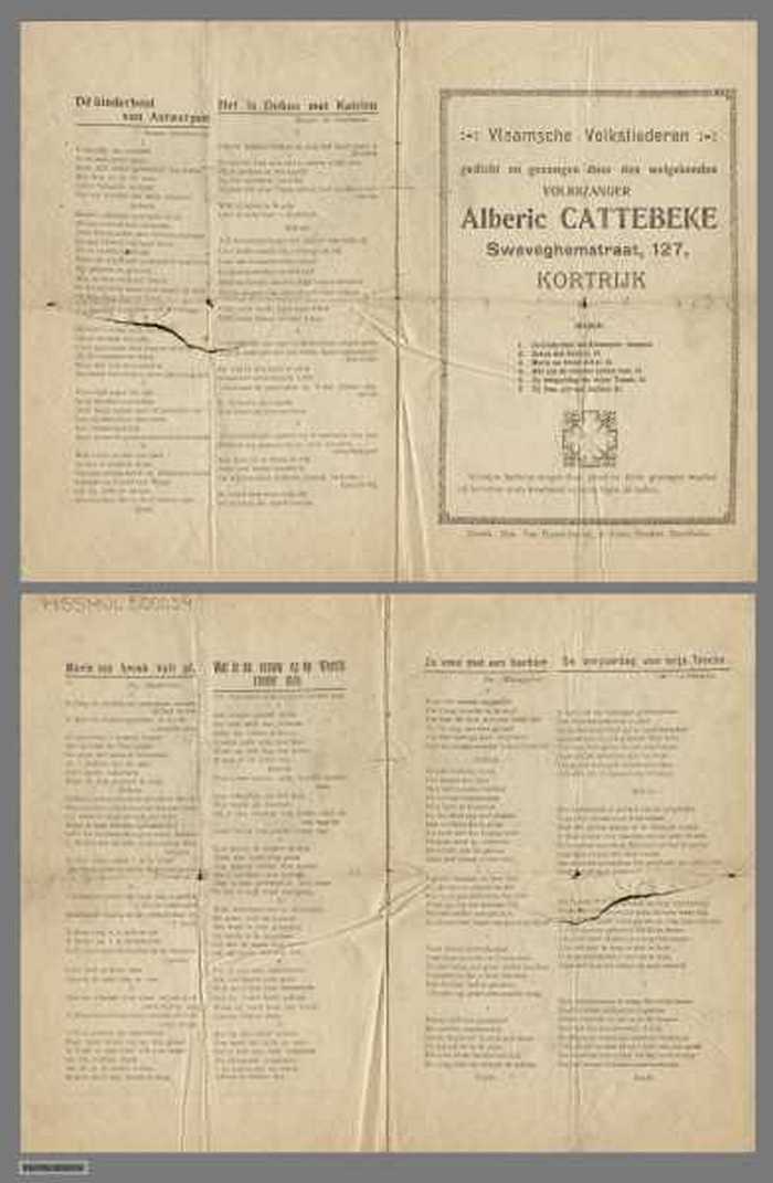 De kinderbeul van Antwerpen/Het is Dokus met Katrien/Marie uw broek valt af./Wat is de vrouw op de Wereld zonder man./Ze vree met een barbier/De verja